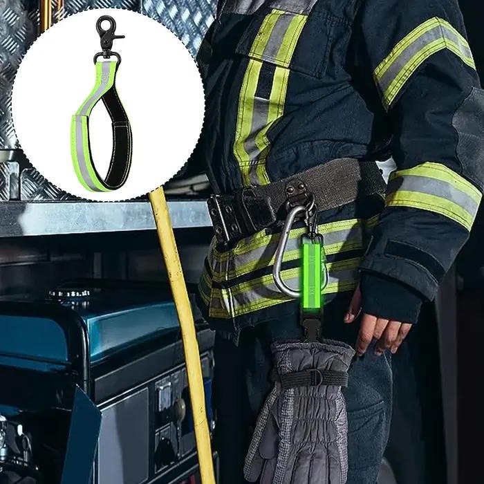 Porte-gants de sécurité pompier universel - Sangle accroche-gants multifonction durable pour équipement incendie