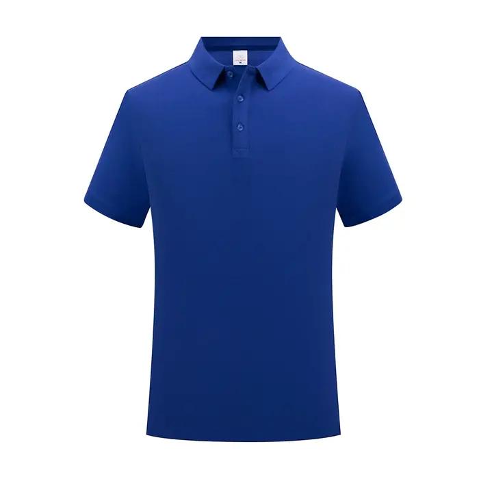 Personnaliser conception haute qualité 100% coton polos marque Logo personnalisé Polo col rond pour