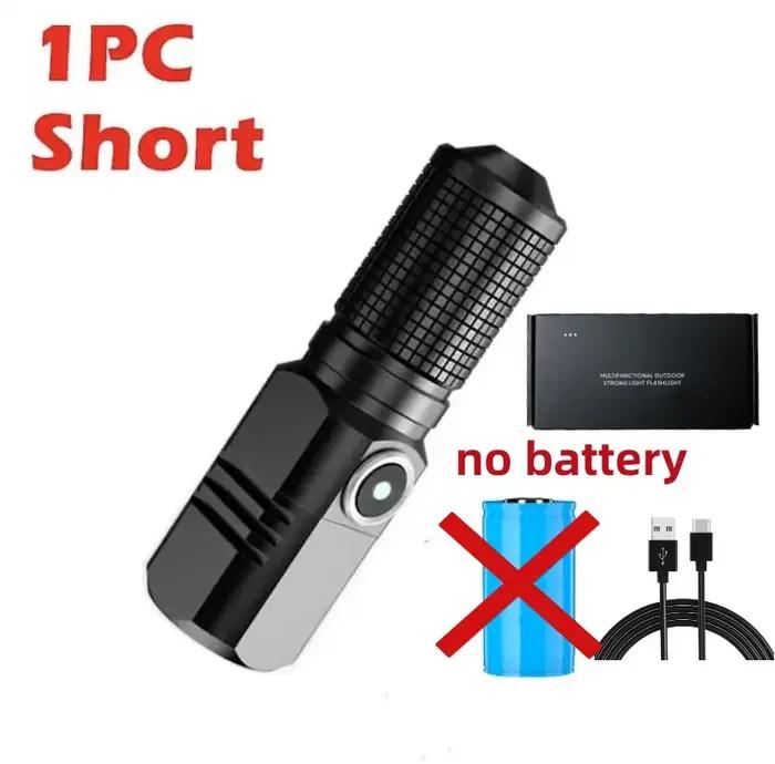 Mini lampe de poche XHP50 LED rechargeable