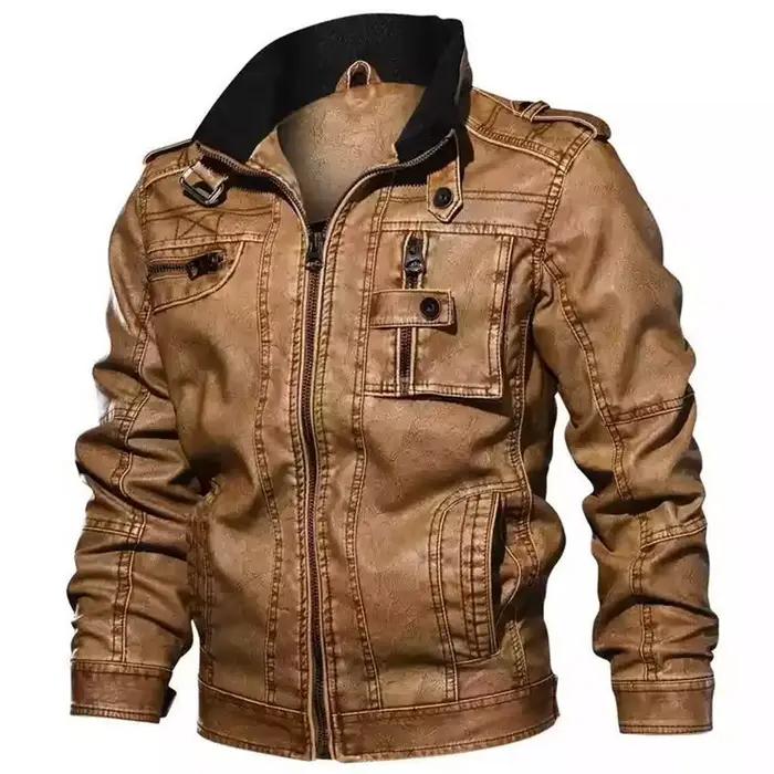 Vêtements en cuir pour hommes