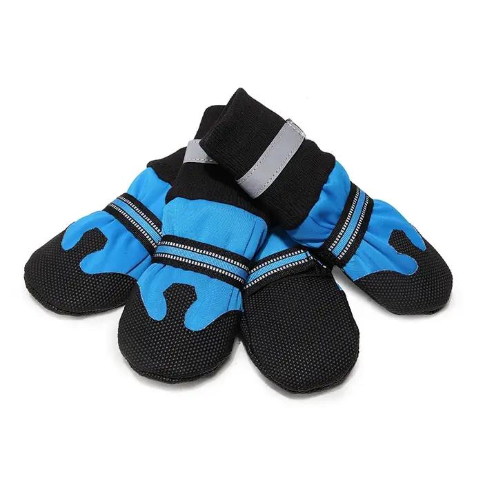 Bottes imperméables pour animaux de compagnie, coulée en plein air, chaussures hautes pour gros chie
