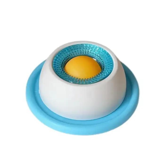 Bol à collation auto-apaisant pour chats et chiens, jouet interactif, formation au yaourt, assiette à lécher pour animaux de compagnie occasions spéciales