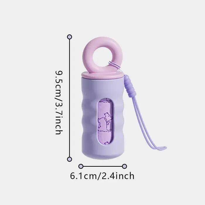 Distributeur de sacs à déjections canines portable d'extérieur