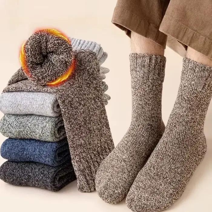 Chaussettes chasse hiver laine mérinos homme super épaisses chaudes antigel qualité premium