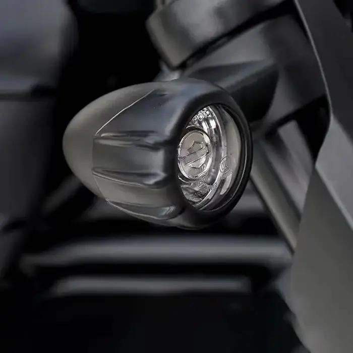 Lampe de sauna noire pour Harley saupoudrer America, clignotant arrière, compteur de vitesse, couver