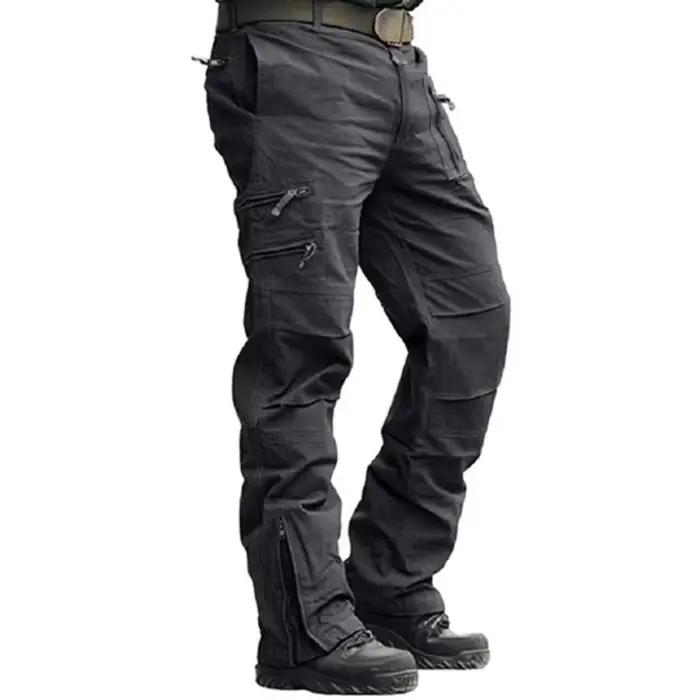 Pantalon combat chasse camouflage droit zip cargo résistant montagne outdoor homme