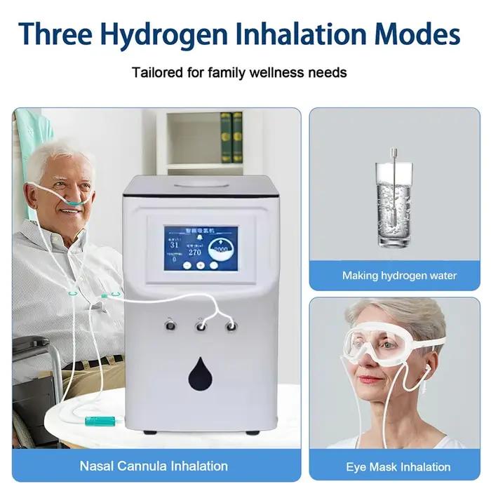 Machine de thérapie par inhalation d'hydrogène à haute concentration pour amélioration de l'équilibre corporel et bien-être à domicile