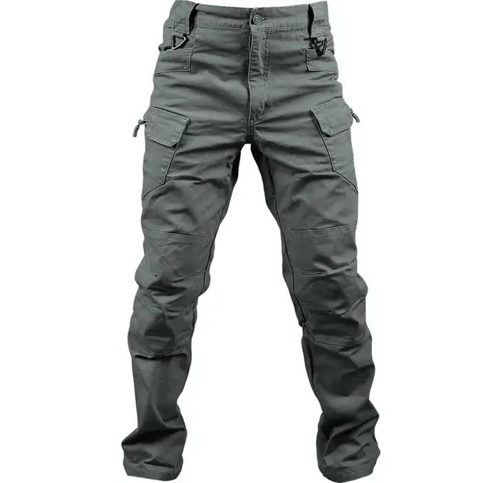 Pantalon tactique militaire 100% coton stretch pour homme - Chasse randonnée camping cargo gothique