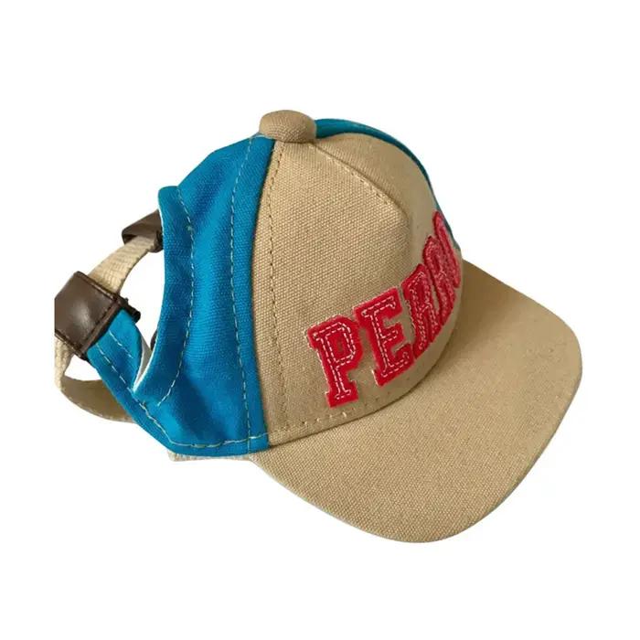 Casquette de sport avec lettre pour animaux de compagnie