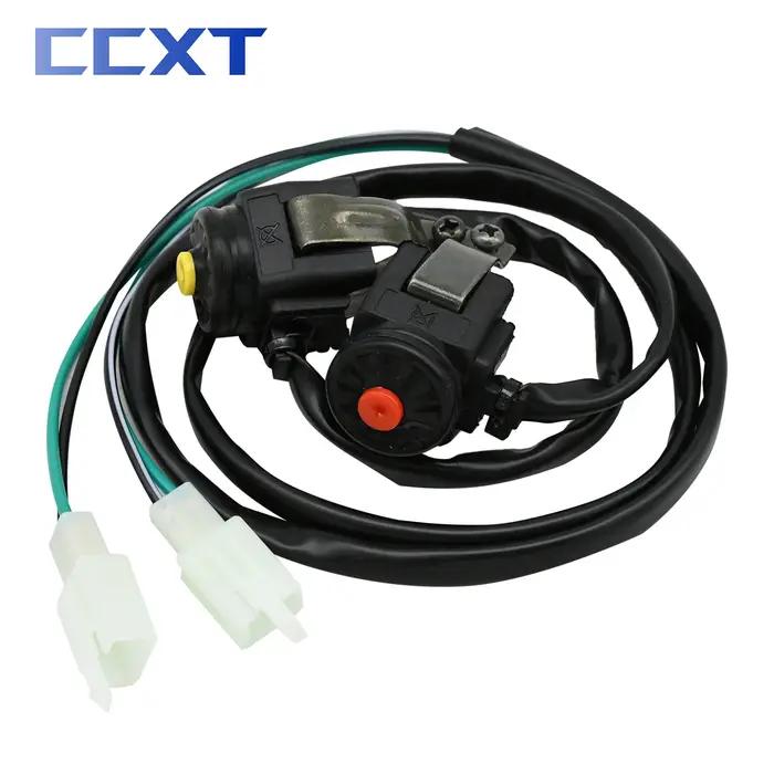 Bouton de klaxon de Motocross, interrupteur de démarrage du moteur, convertisseur électrique couramm
