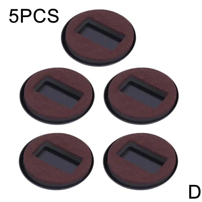 Bouchons de roues de chaise de bureau en plastique 5 pièces pour protéger les sols en bois céramique et moquette occasions spéciales à offrir
