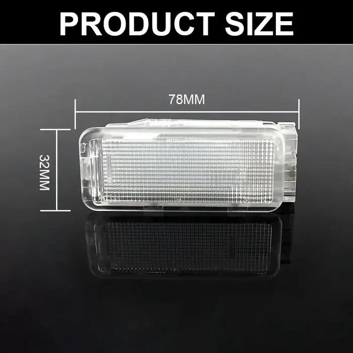 Lampe LED pour coffre et coffre, 2 pièces, coffre de pied sous porte, boîte à gants, lumière pour Pe