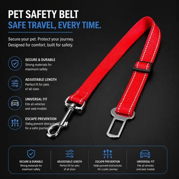 Harnais et laisse pour chien tout-en-un réglables avec bandes réfléchissantes - adaptés à tous les a