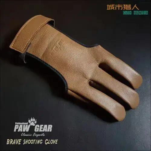 Gant de tir chasse antilope cuir ultra fin respirant arc recurve archerie précision