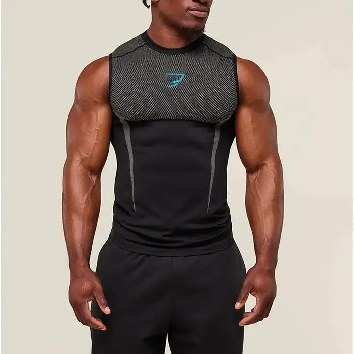 Débardeur homme fitness léger élastique sans manches séchage rapide respirant pour entraînement extérieur course exercice polyesters multiples couleurs tailles ajustement parfait occasions sportives