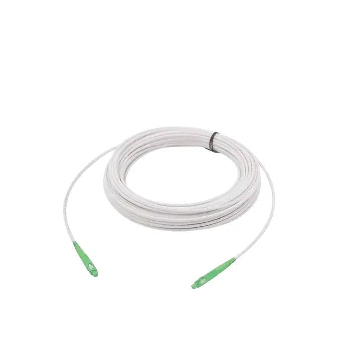 Câble de raccordement fibre optique monomode SC/APC vers SC/APC (monocœur G657A1) pour usage intérieur – Longueurs : 3 m, 5 m, 10 m, 15 m, 20 m