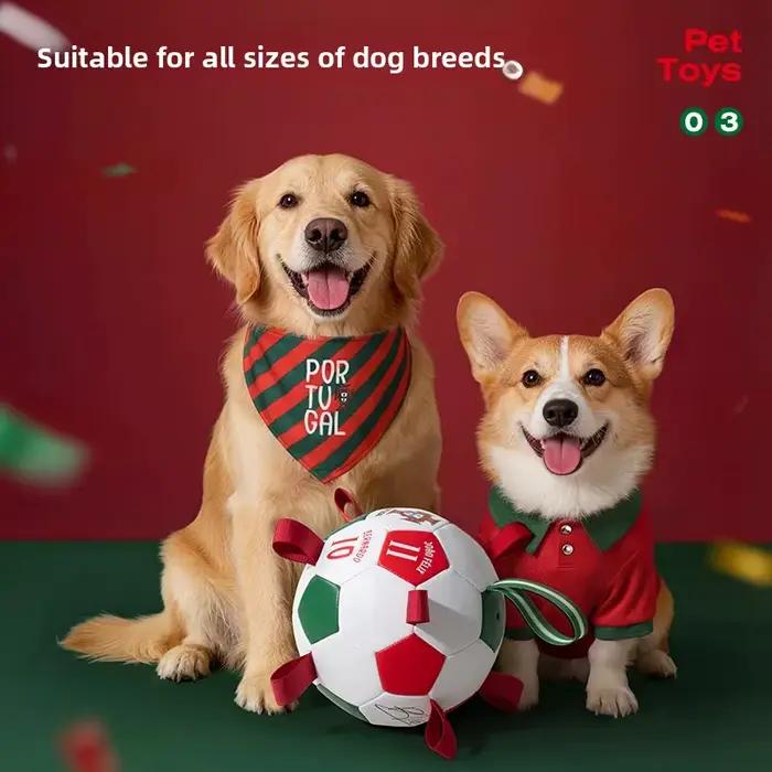 Jouet interactif pour animaux de compagnie FPF de l'équipe nationale de football du Portugal