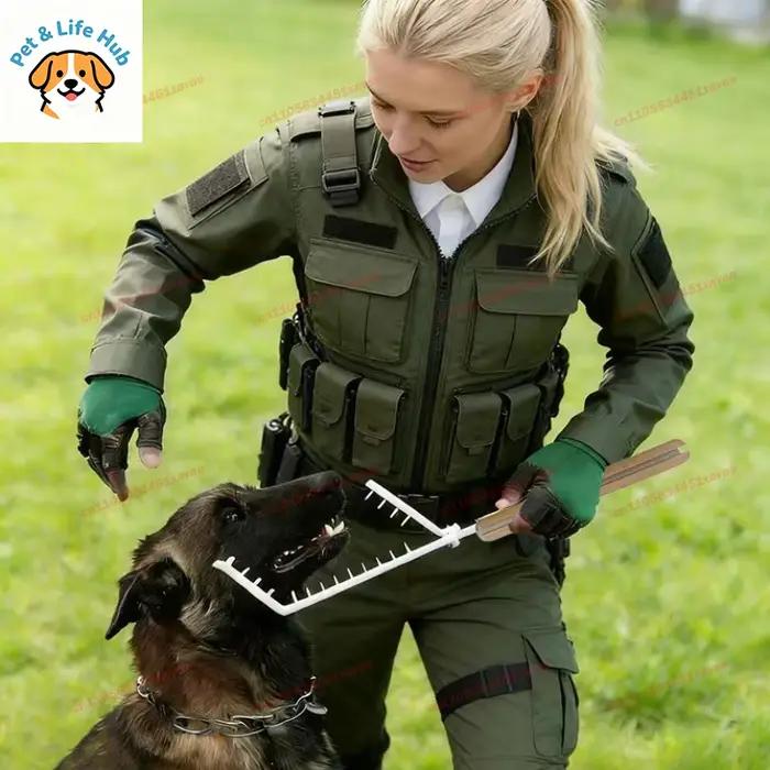 Entraînement pour chiens outil anti-corbeau en acier inoxydable pour promenades en forêt et parcs publics usage et cadeau idéal
