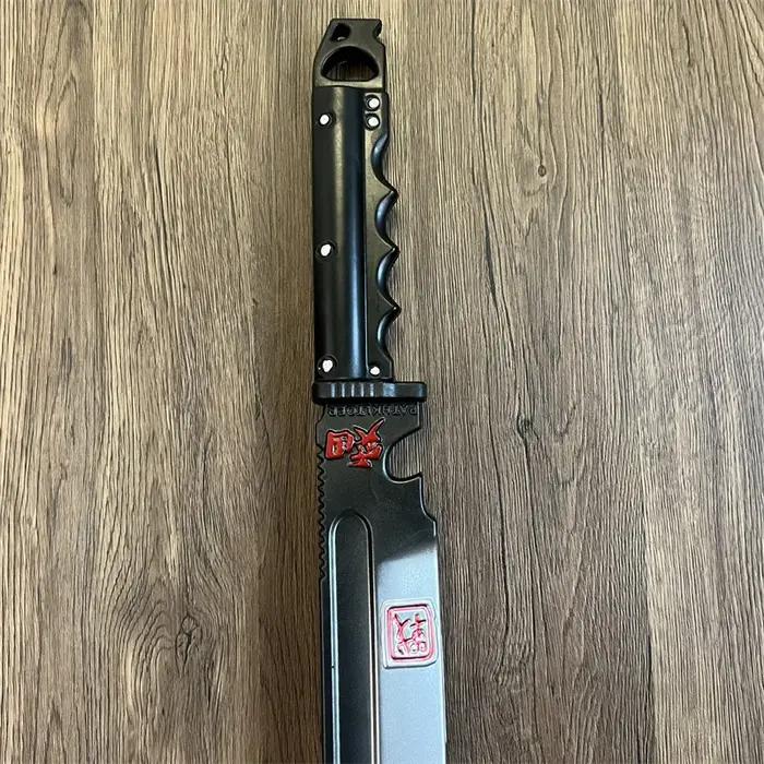 1:1 Breakout d'Area Machete jeu Cosplay accessoire couteau de montagne armes Halloween épée sécurité PU caoutchouc