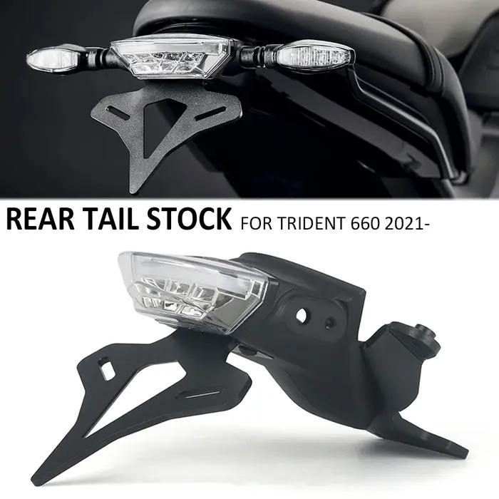 Support de plaque d'immatriculation de moto pour Trident 660 Trident660 2021-UP