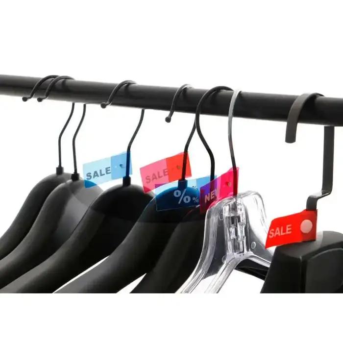 100 pièces cintre vente marqueurs étiquettes drapeau vêtement vêtements