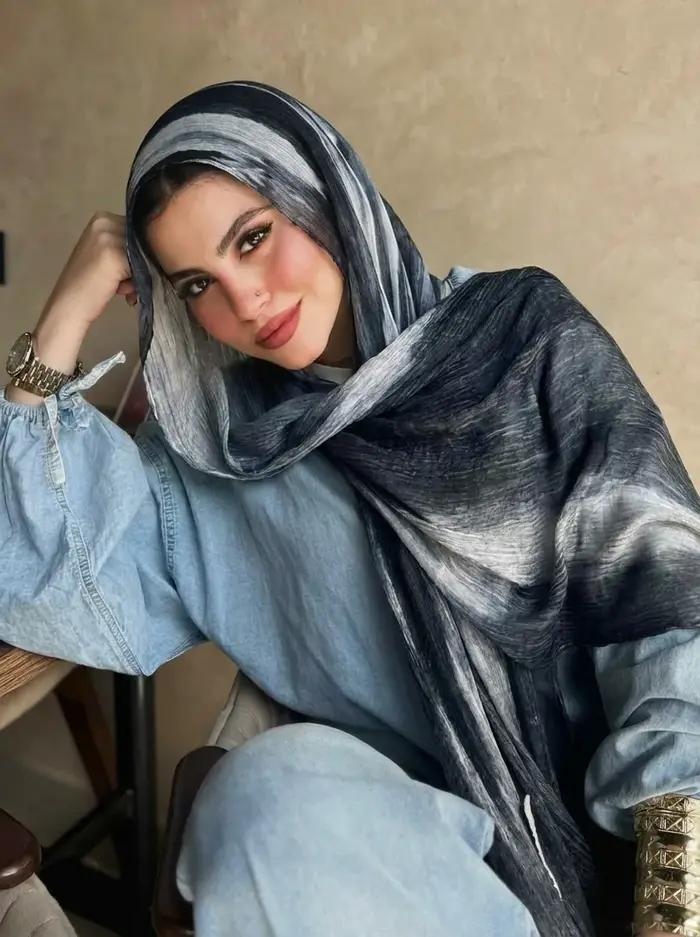 Hijabs musulmans en rayonne modale pour femmes, écharpes unies à dégradé, châle de luxe, hijab pour