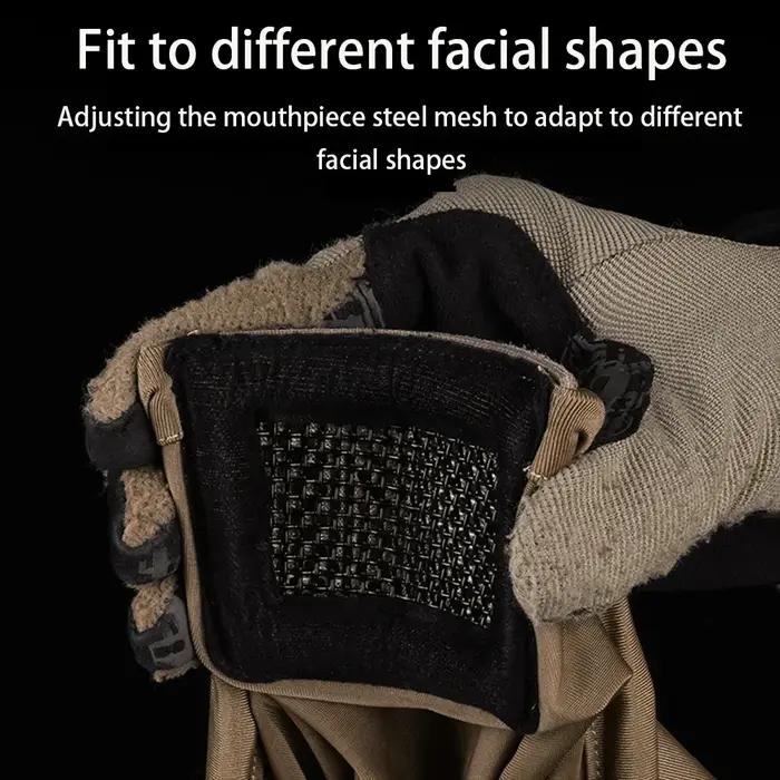 Knight Mask, Foldable Protective Half Face