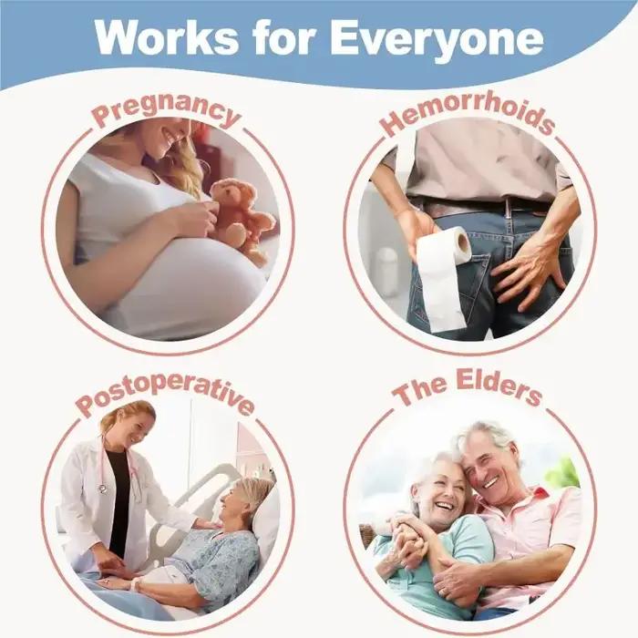 Bain de siège unisexe pour toilettes, baignoire de trempage pour soins post-partum, utilisation à domicile, portable pour un rangement facile