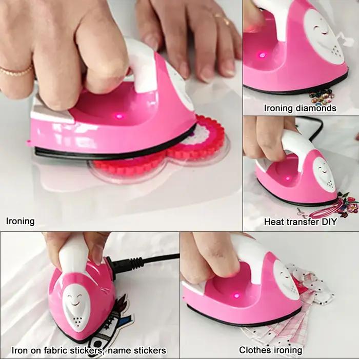 Mini fer électrique portable pour bricolage, petite machine de transfert de chaleur, chauffage polyv