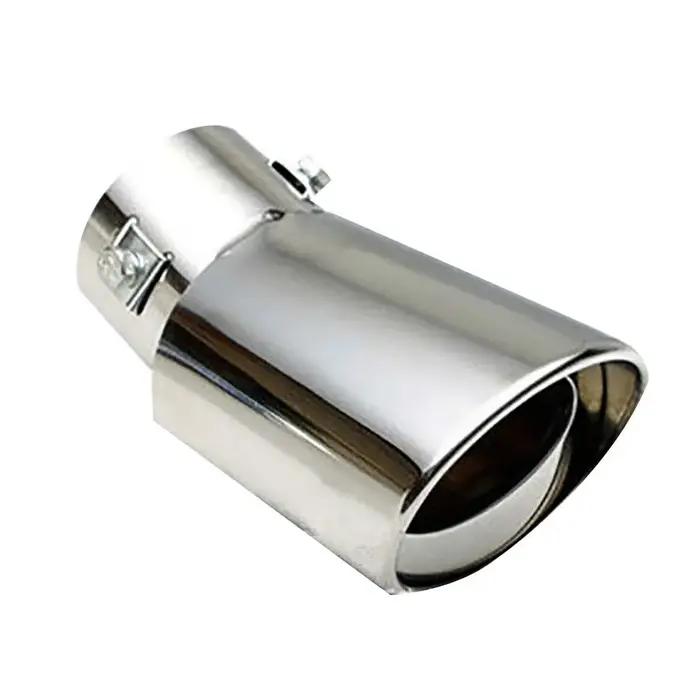 Embout de silencieux d'échappement universel rond en acier inoxydable, pour Fiat Fiorino 595 500 520