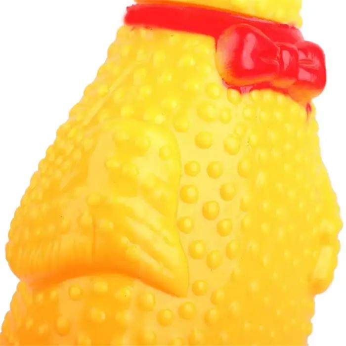 Poulet à presser, jouet pour animaux de compagnie
