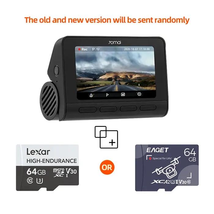 Carte Micro SD haute précision 32 go 64 go 128 go TF USH-3 pour caméra de tableau de bord 70mai 4K A
