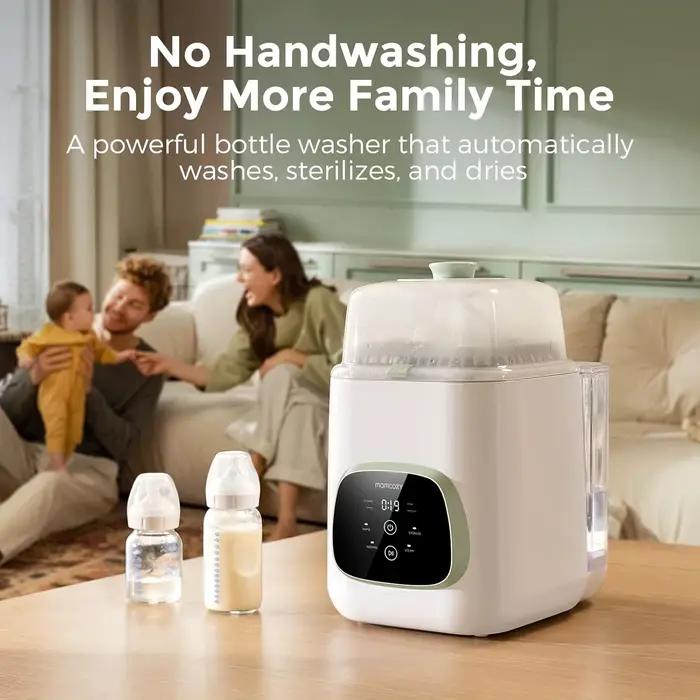 Momcozy Lave-biberon, stérilisateur et sèche-linge, machine de nettoyage tout-en-un pour biberons, p