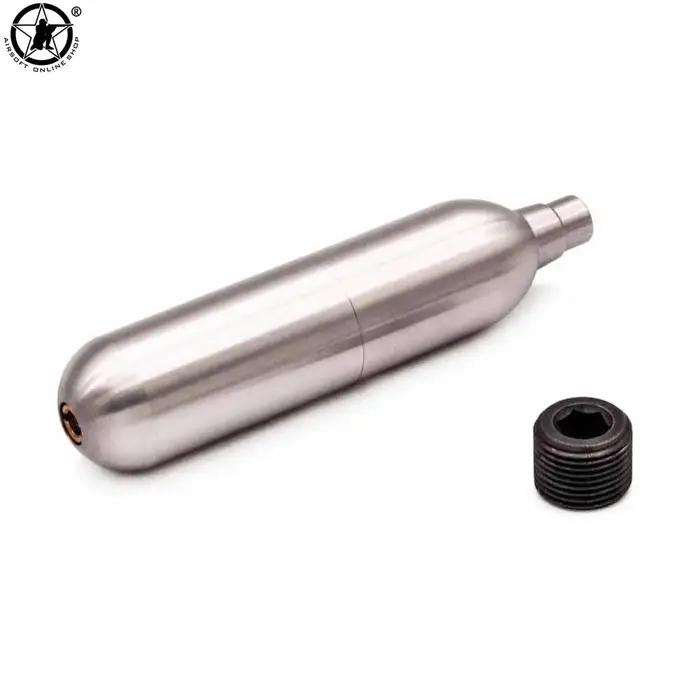 AOLS cartouche de CO2 rechargeable capacité de 12g grammes/Capsule adaptateur de bouteille de gaz vert recyclage pour accessoires d'airbag
