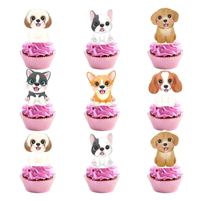 Décoration de Cupcake en forme de chien
