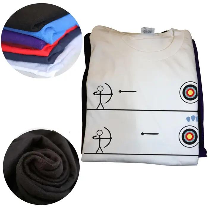 T-shirt homme en coton peigné à col rond et manches courtes pour chasseurs et activités décontractées occasions spéciales