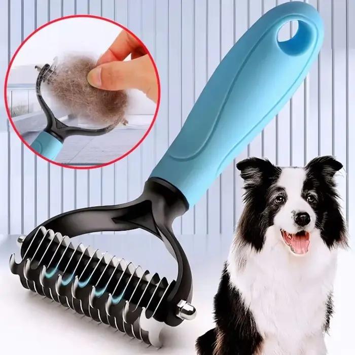 Brosse pour chien, éliminateur de poils pour animaux de compagnie