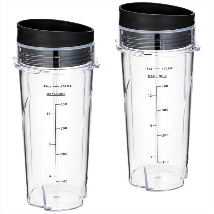 Mixeur Personnel Compact de 16Oz, Accessoire de Remplacement Standard pour Ninja QB3001SS, avec Vide