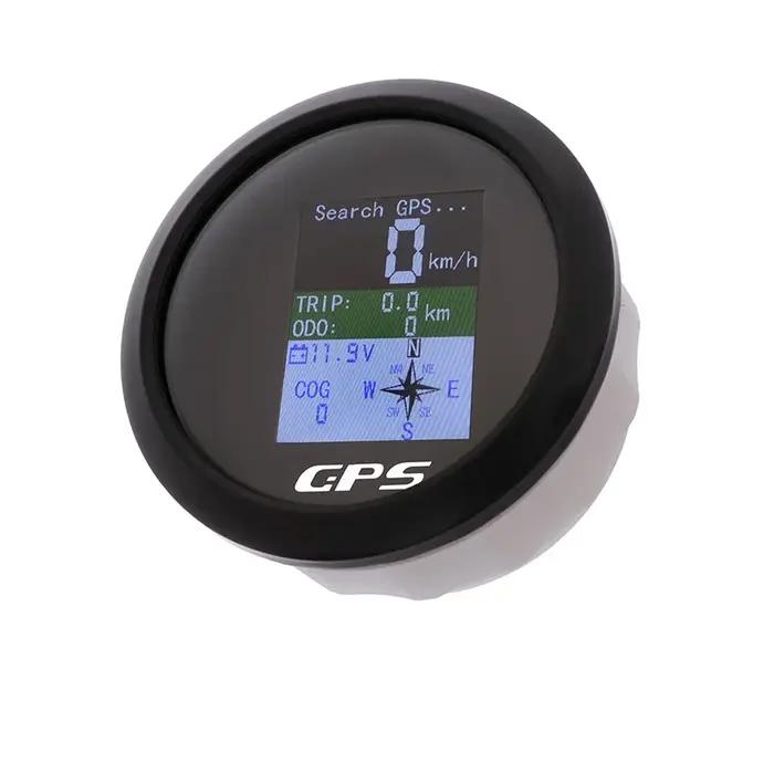 Compteur de vitesse GPS 85mm, odomètre, déclenchement réglable, voltmètre ODO COG, écran TFT, jauges