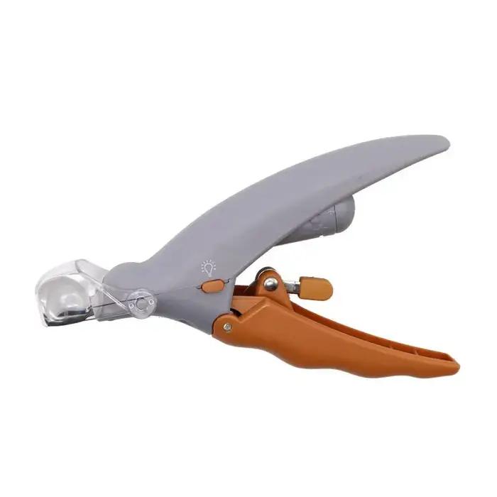 Coupe-ongles professionnel pour animaux de compagnie avec lumière LED