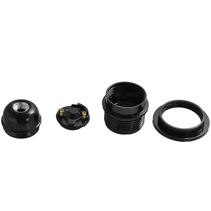 Base de lampe vintage E26, support d'ampoule bricolage, demi-dent avec adaptateur de lampe annulaire