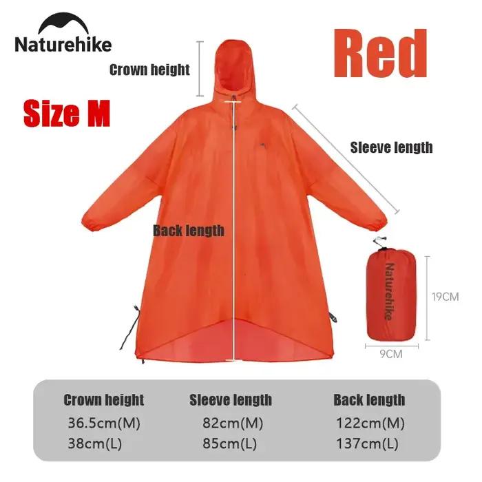 Naturehike – veste de pluie imperméable 3 en 1