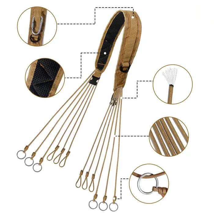 Harnais multifonction de chasse avec épaulettes renforcées corde durable pour canards et autres gibiers occasions spéciales de plein air