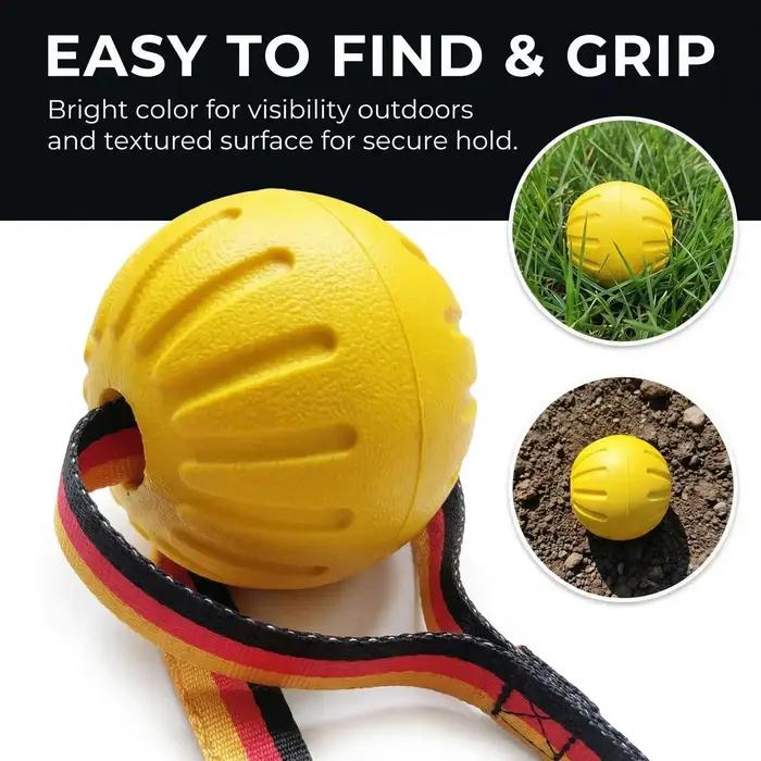 Corde pour chien EVA – Balle résistante à la mastication attachée