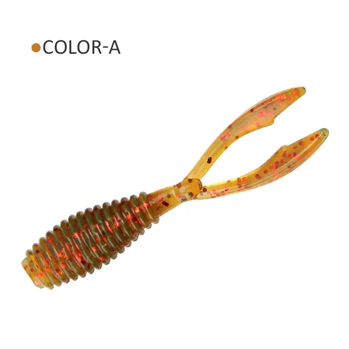 Spinpoler AJING leurres de pêche souples Rockfish 10 pièces/lot 0.3g 36mm double queue artificielle Wobbler océan roche