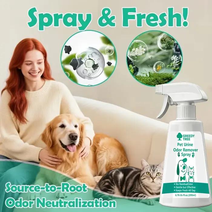 Spray anti-odeurs d'urine pour chiens et chats