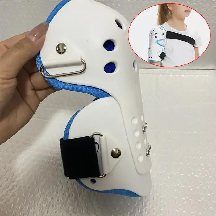 Support fixe pour fracture d'humérus pour enfants, attelle de Fixation d'articulation de coude d'épaule réglable pour la rééducation des blessures sur les manches d'épaule