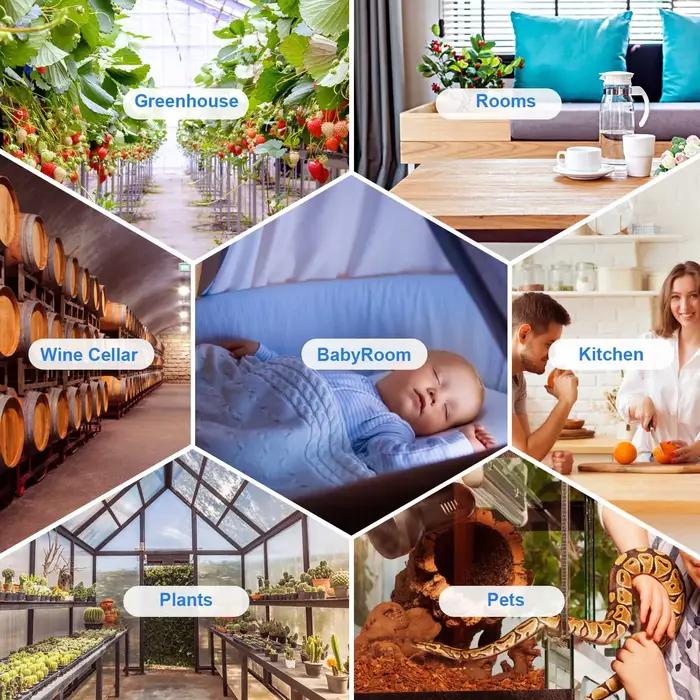 INKBIRD – thermomètre Bluetooth IBS-TH2 résistant au froid, moniteur de température, résistant aux é