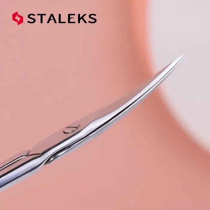 STALEKS ciseaux à ongles russes ciseaux à sourcils en acier inoxydable de haute qualité outil de maq
