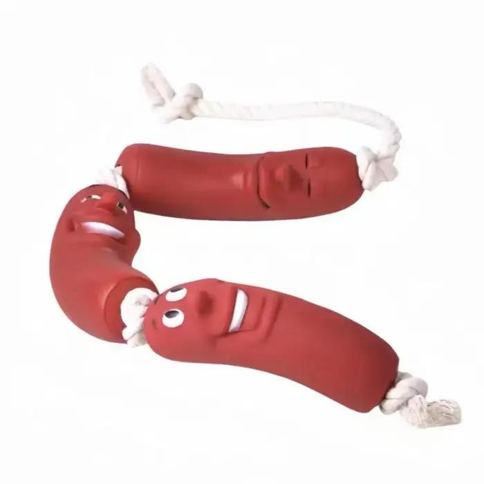 Jouet de saucisse pour chien-jouet drôle de remorqueur de guerre